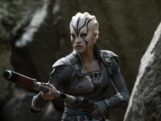 Sofia Boutella plays Jaylah in Star Trek Beyond from Paramount Pictures, Skydance, Bad Robot, Sneaky Shark and Perfect Storm Entertainment